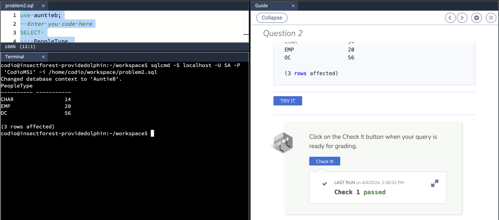 week12 problem 2 Check passed 